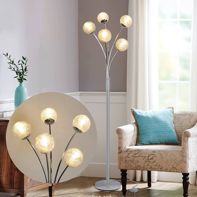 Modern accent floor lamps