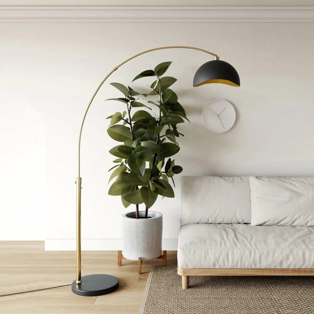 Unique arc floor lamps