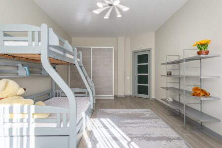 diy built-in bunk beds with stairs