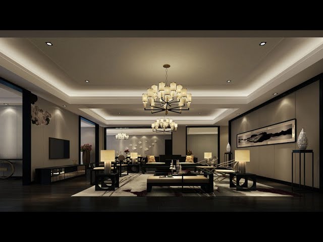 Interior lighting design for living room