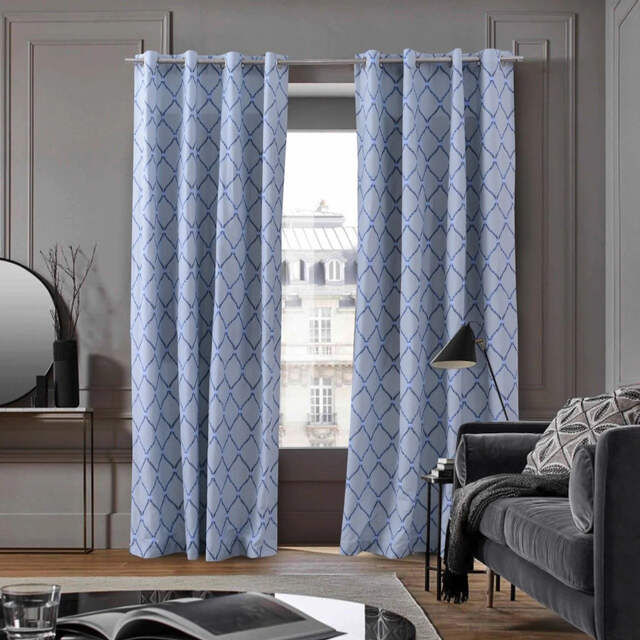 Sliding panel curtains