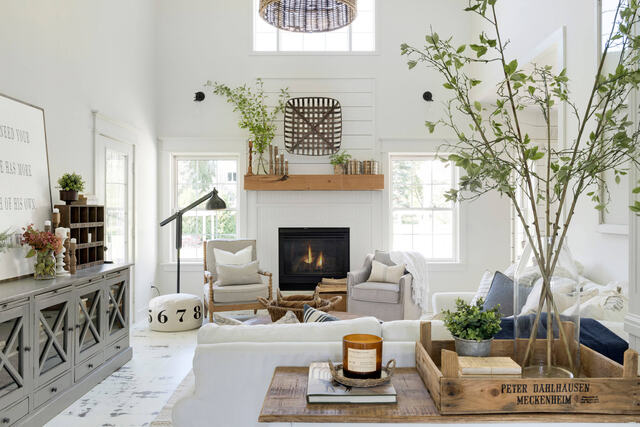 Modern farmhouse interior