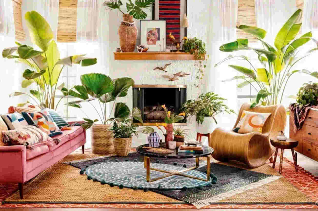 How to create a boho living room