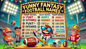 Inappropriate fantasy football team names