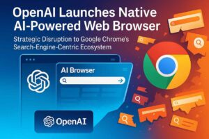 OpenAI AI browser facing off against fragmented Google Chrome ecosystem.